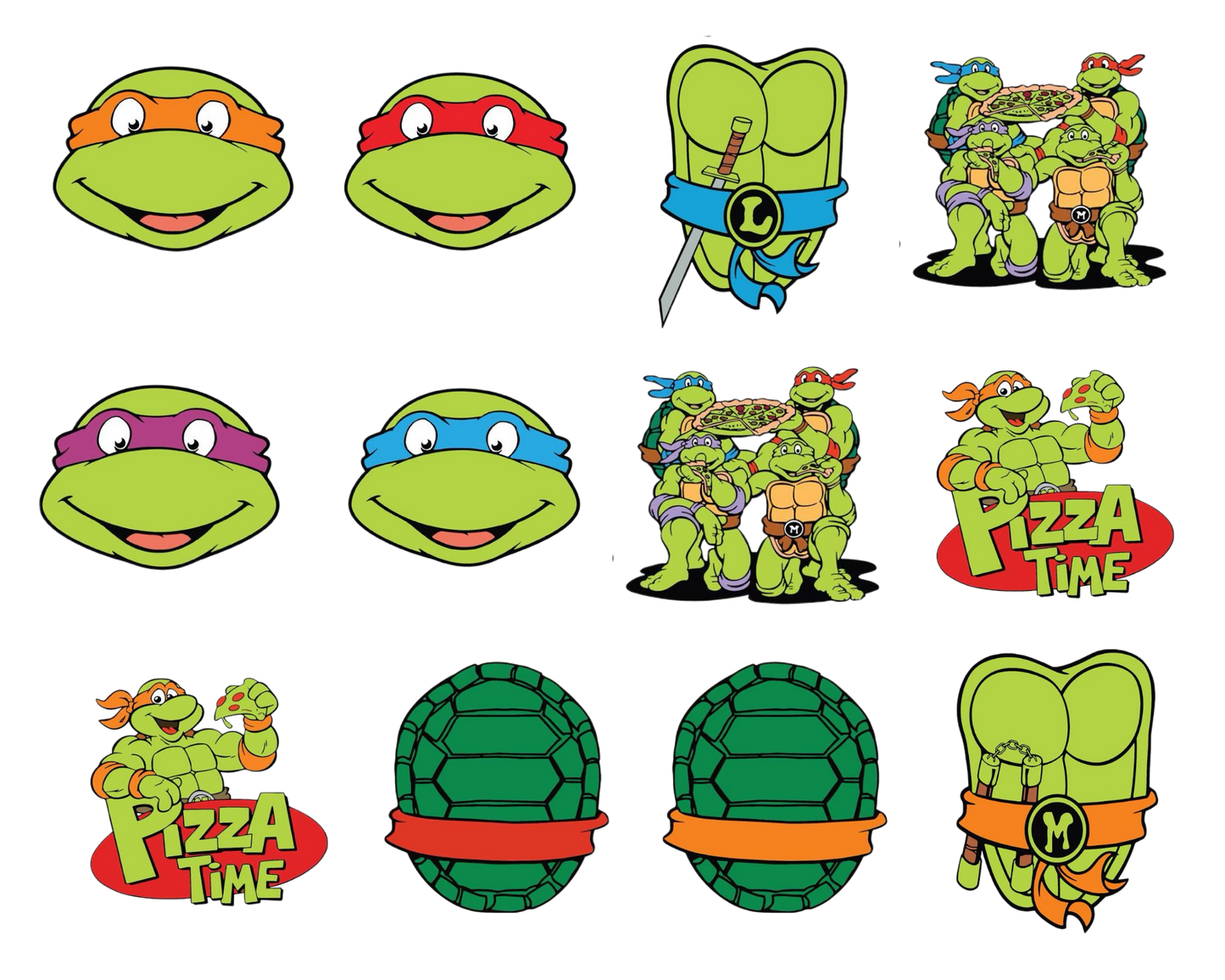 Ninja Turtles Template