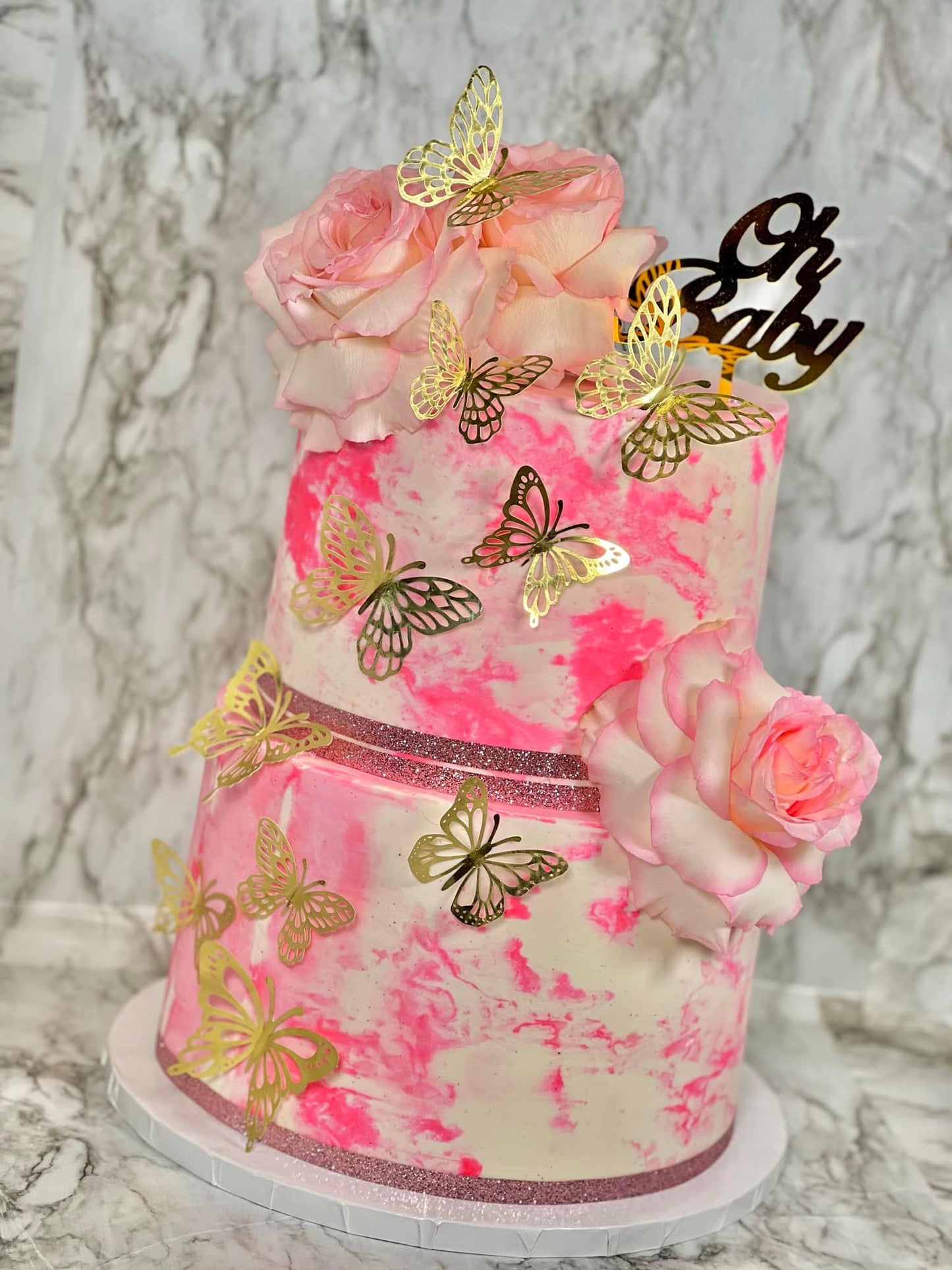 Two-Tier Custom Cake