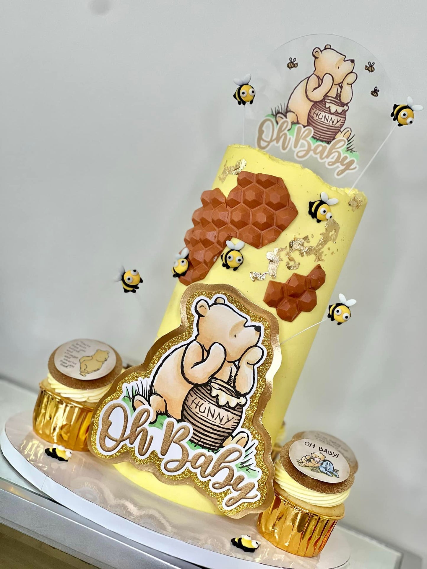 Tall 4-Layer Custom Cake