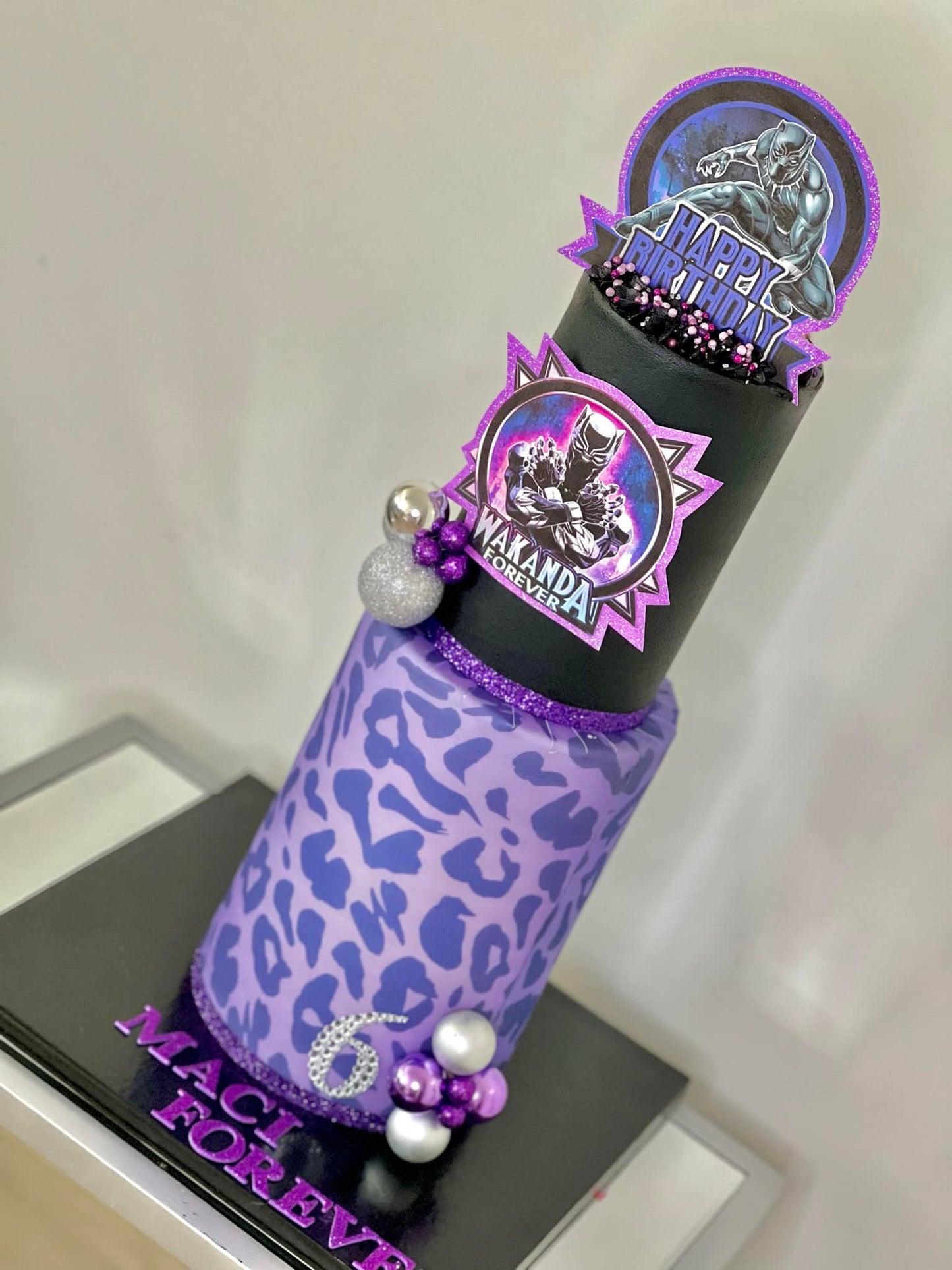 Mini Two-Tier Custom Cake