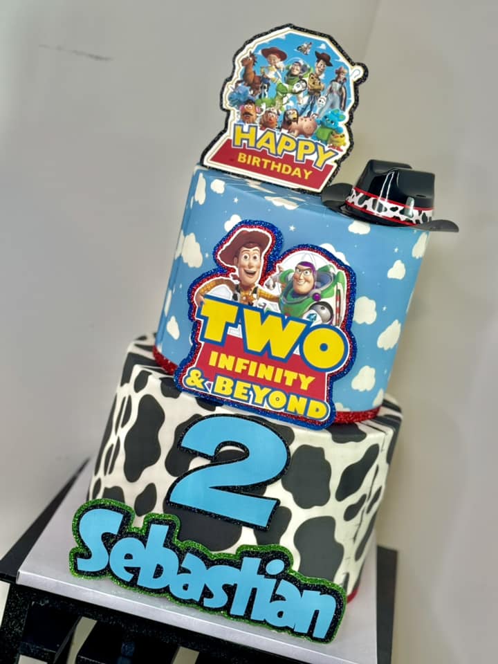 Two-Tier Custom Cake
