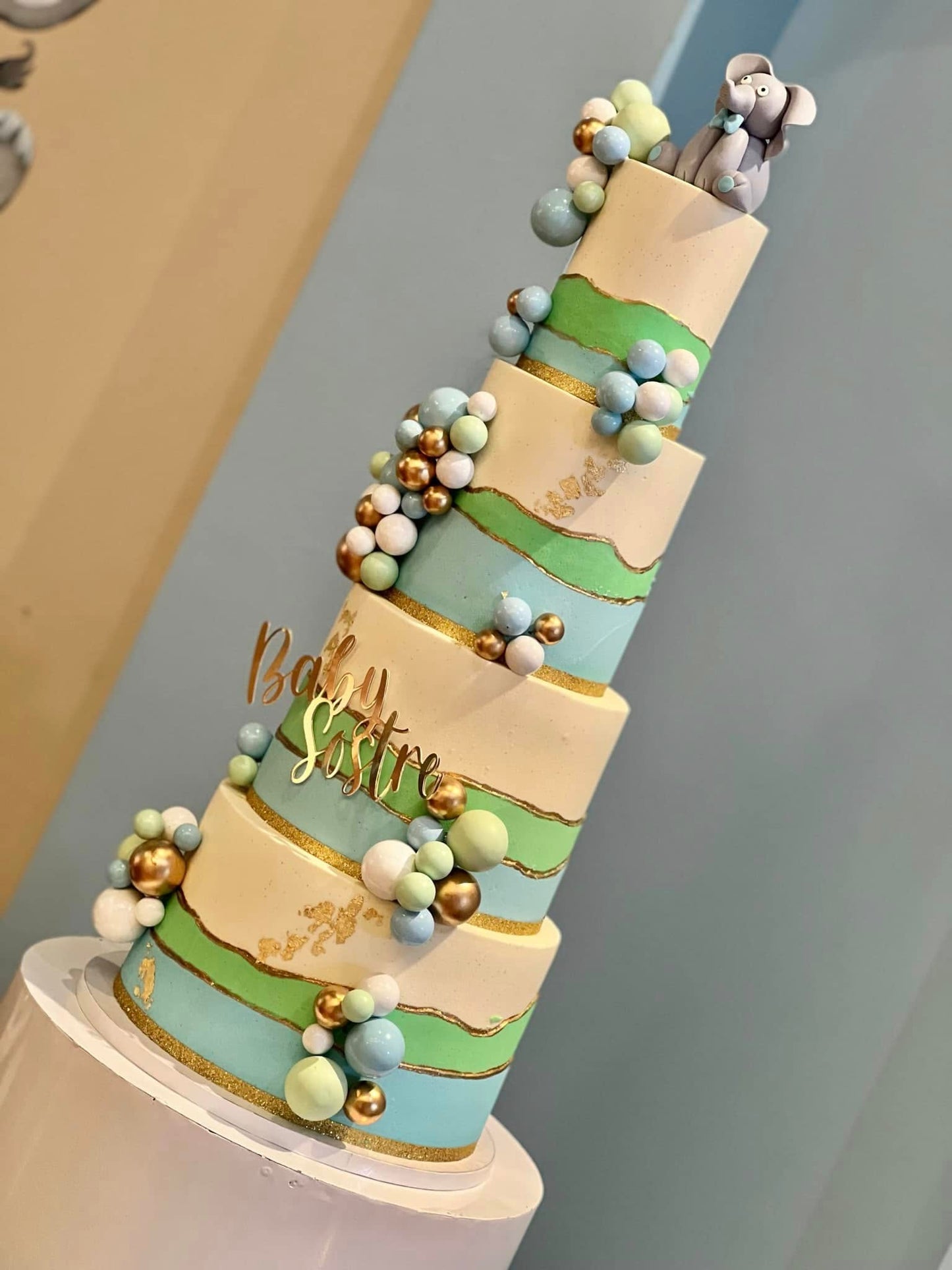 Four-Tier Custom Cake