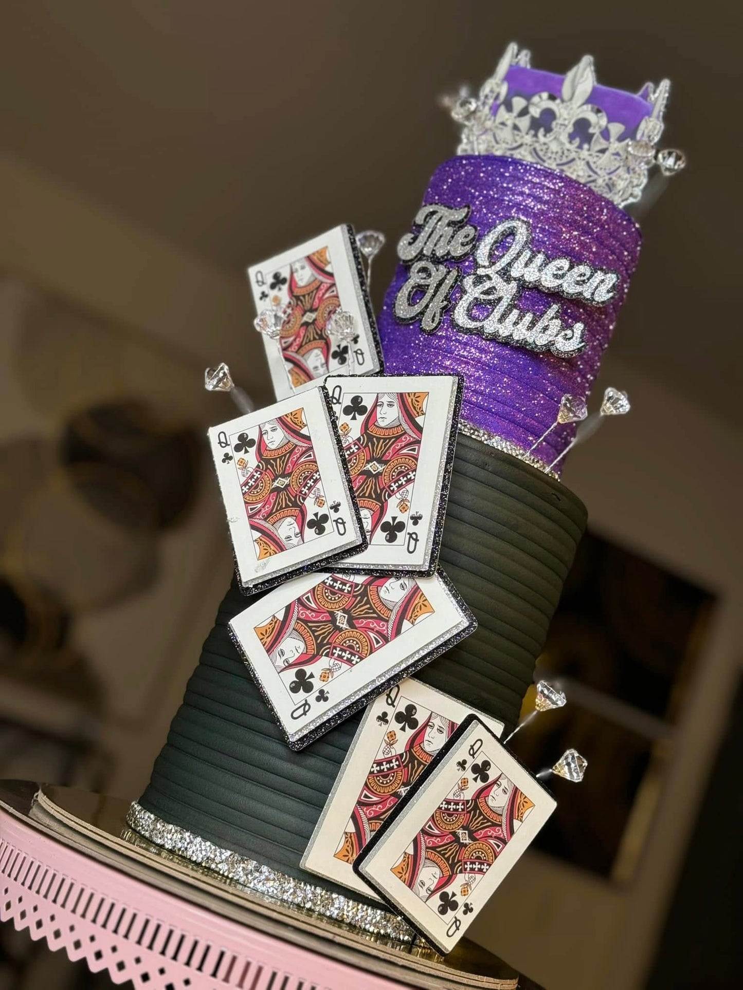 Mini Two-Tier Custom Cake