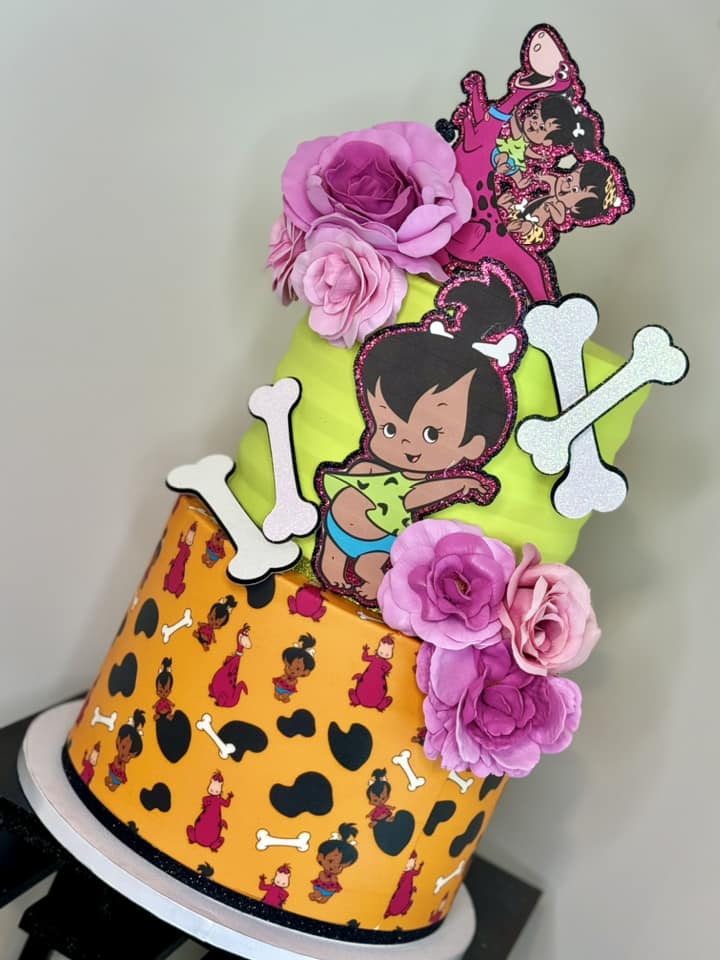 Two-Tier Custom Cake