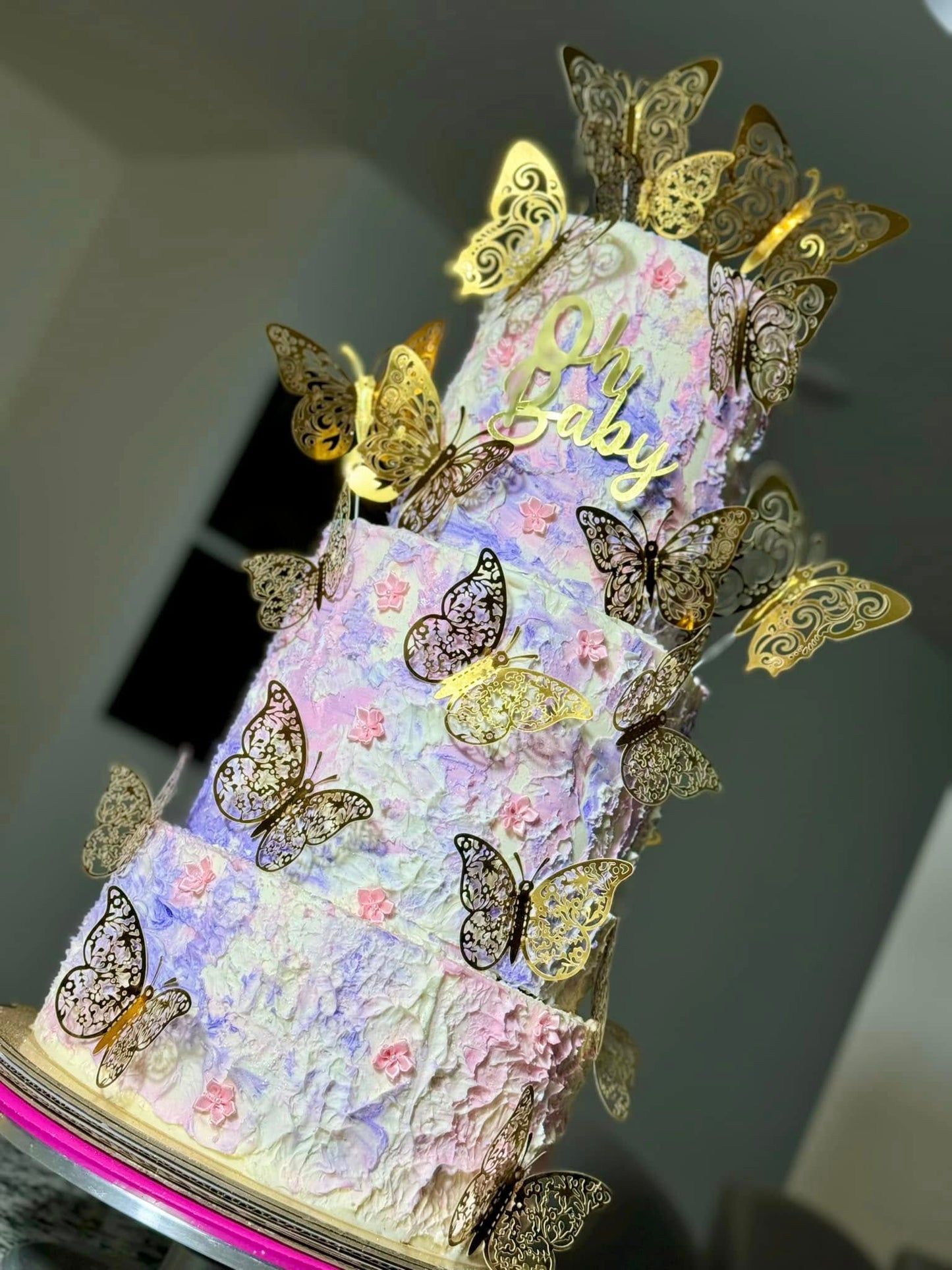 Three-Tier Custom Cake