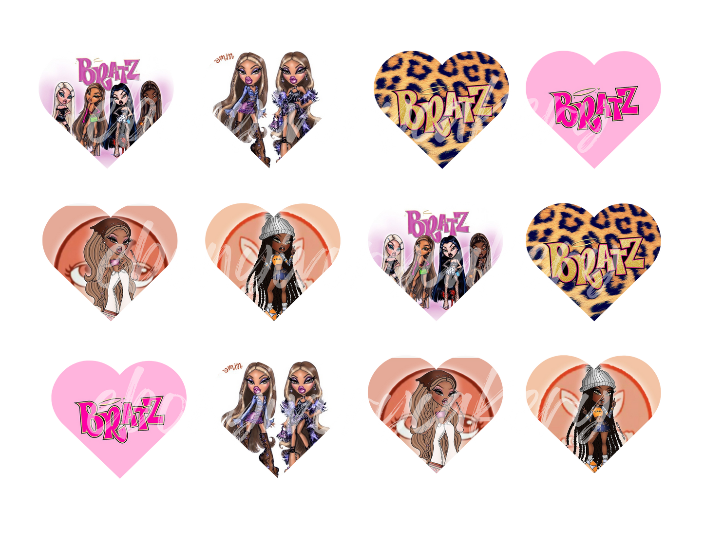 Bratz Heart Template