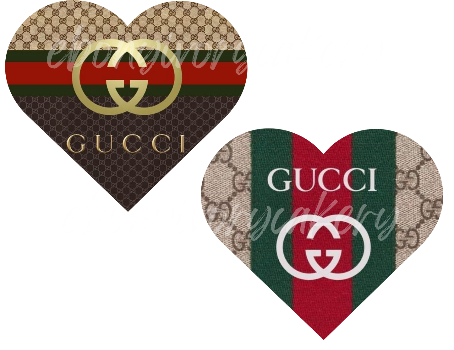 Gucci 6 inch Heart Template