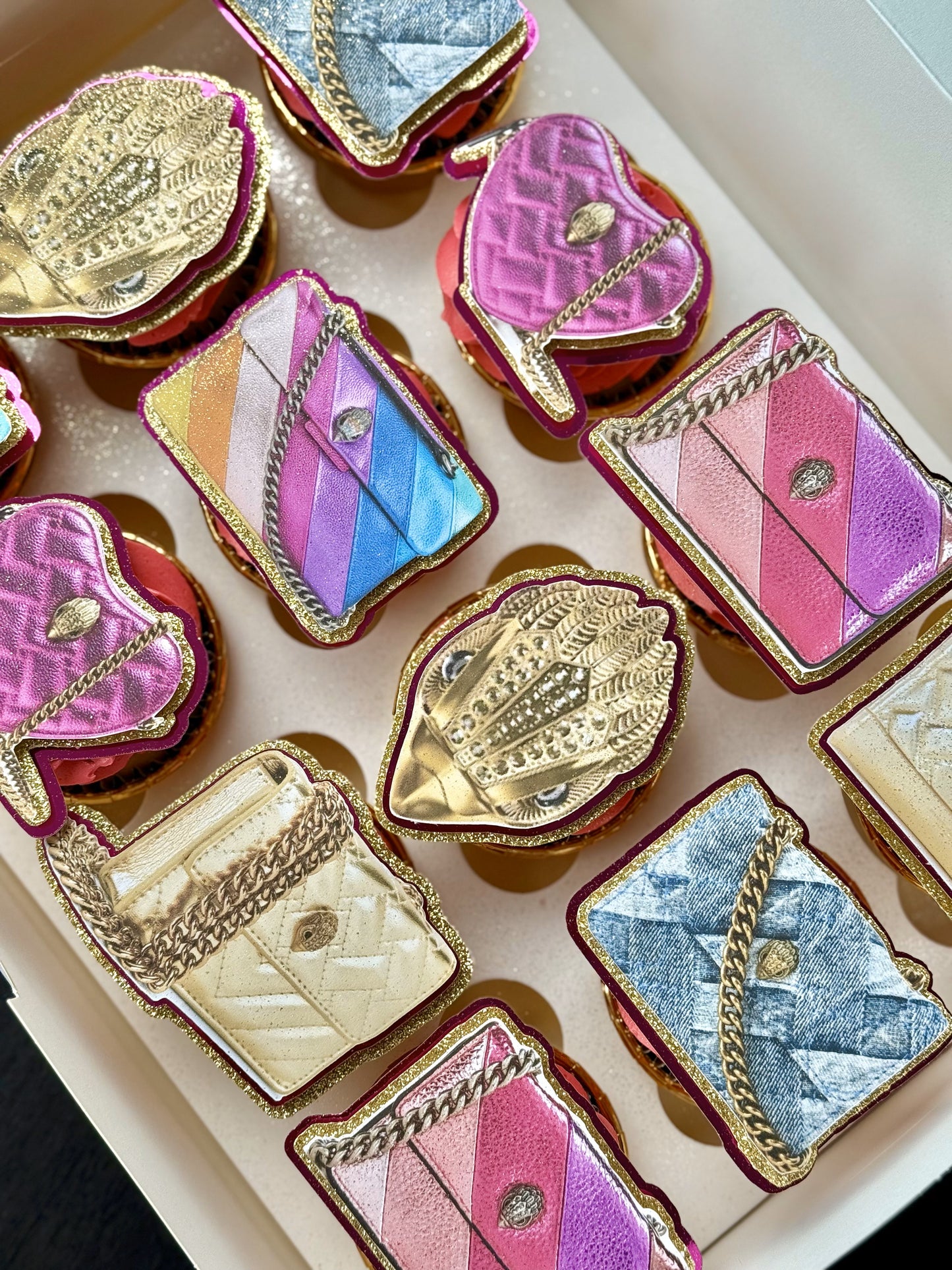 Kurt Geiger Colors - Cupcake Template (Digital PNG File)