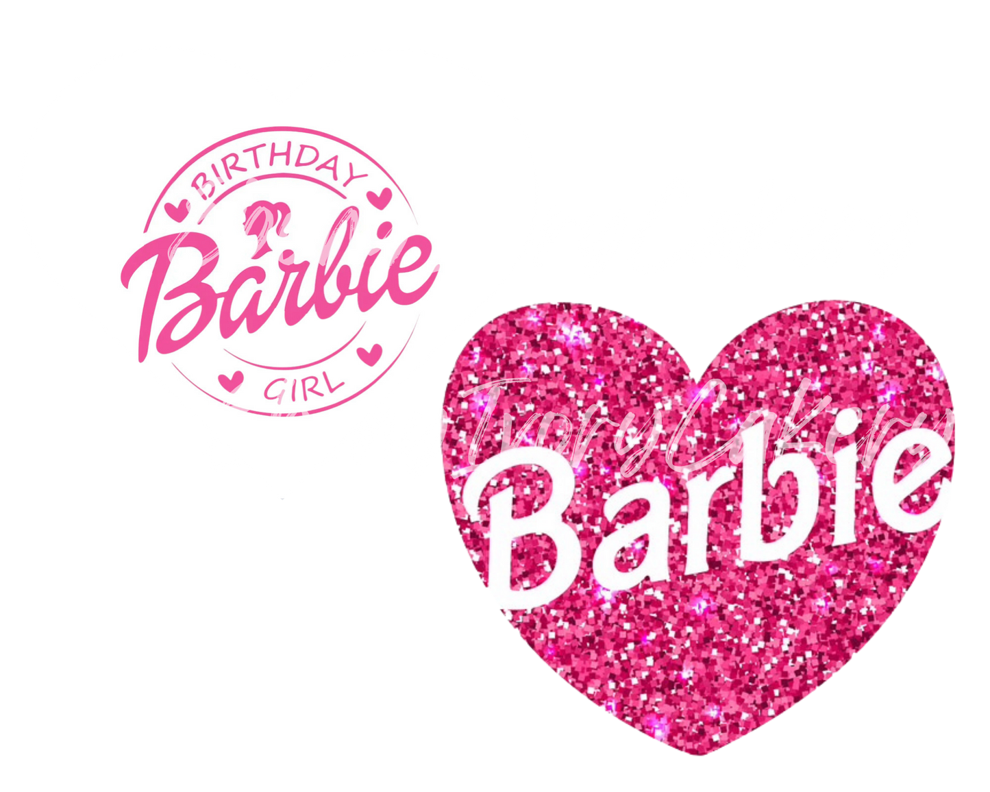 6 inch heart Barbie Template