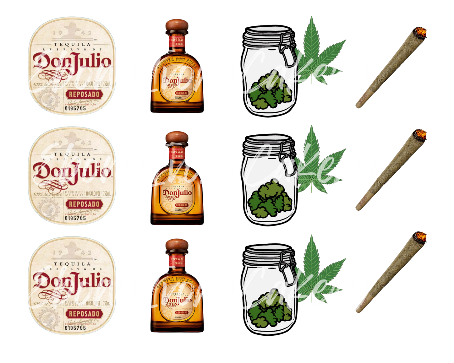 Don Julio/Weed Template Bundle