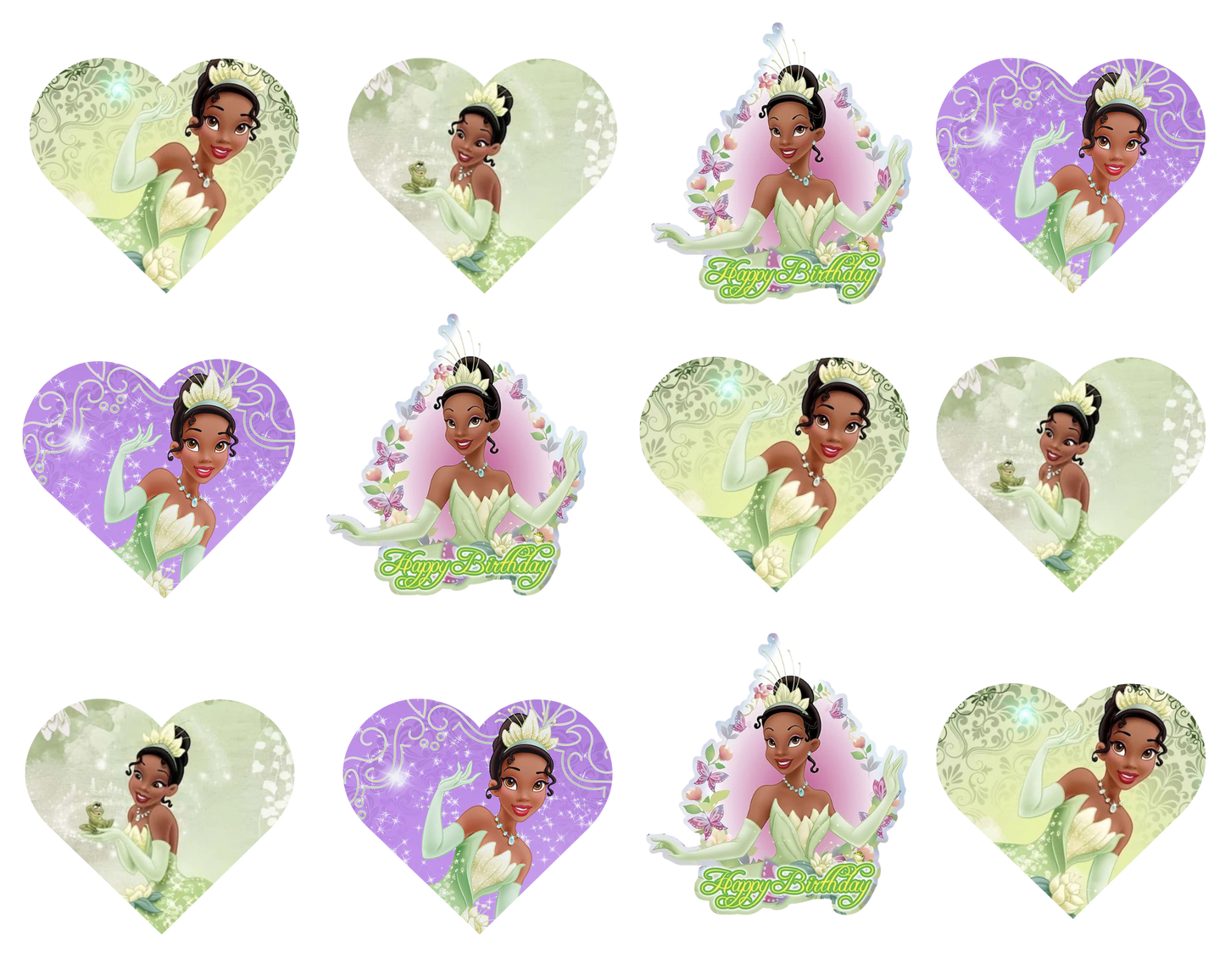 Princess Tiana Template Bundle
