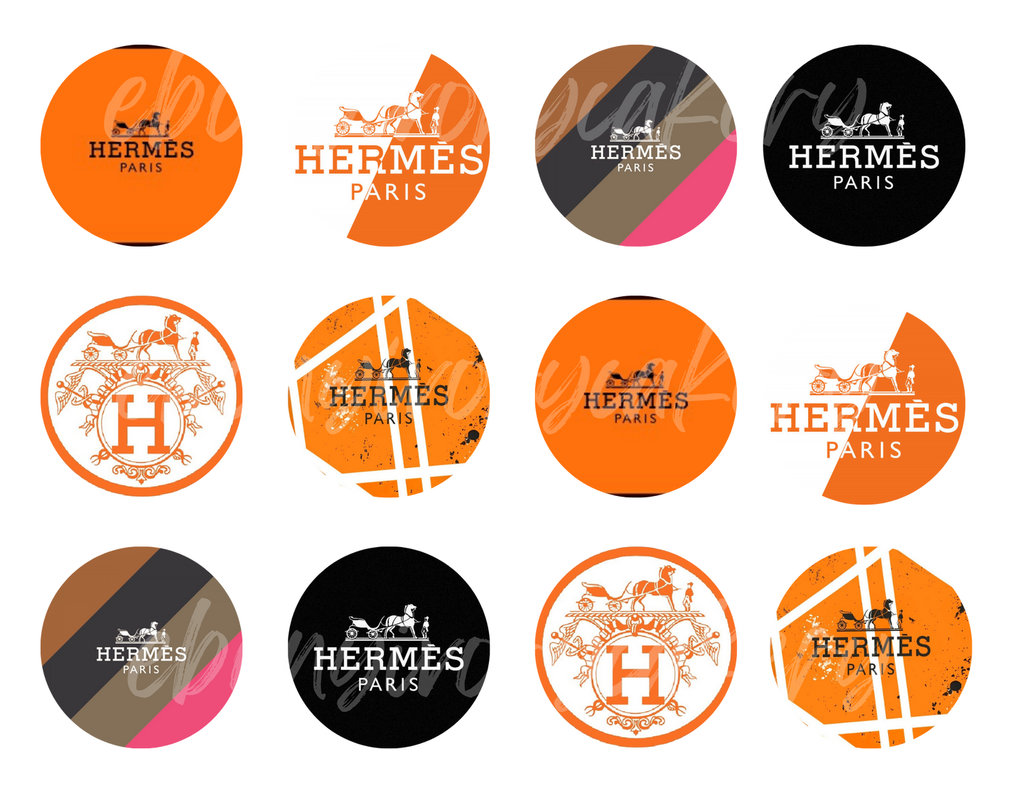 Round Hermes Mix Collection
