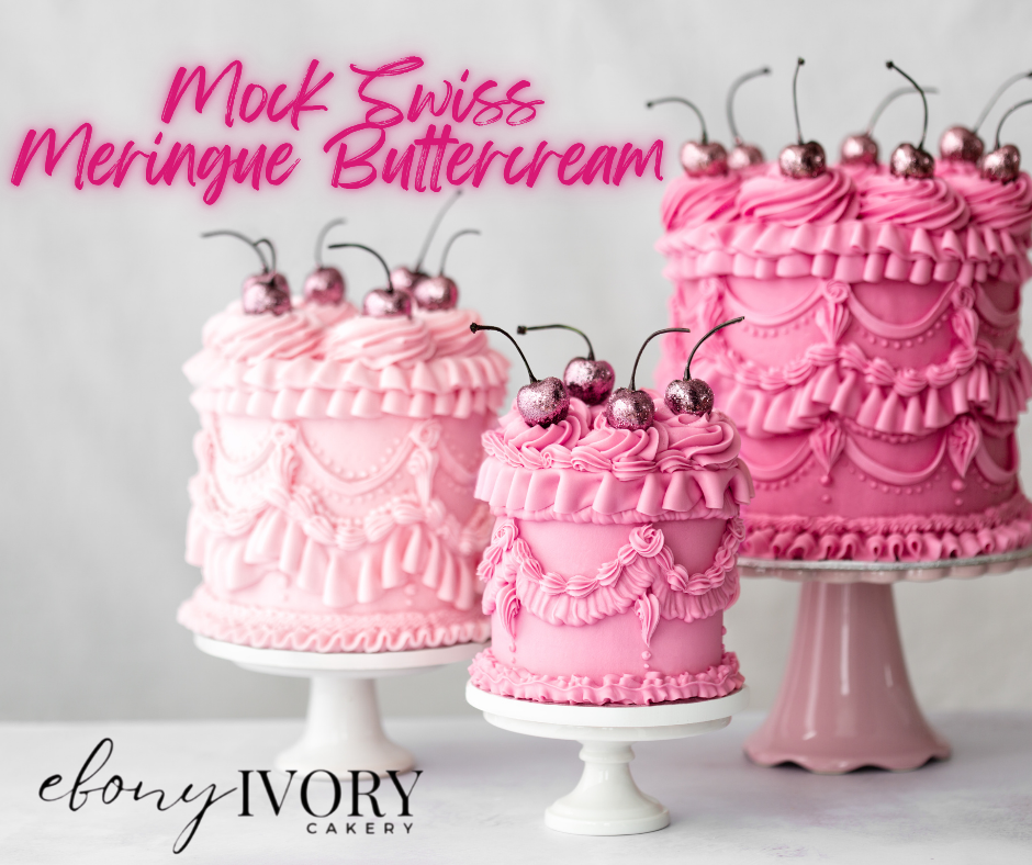 Mock Swiss Meringue Buttercream Recipe (Digital PNG File)