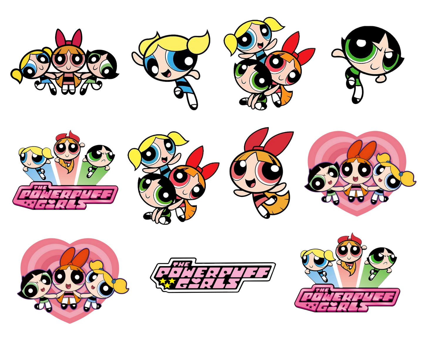 Powder Puff Girls Template