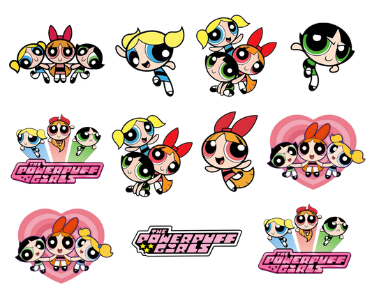 Powder Puff Girls Template