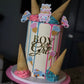 Tall 4-Layer Custom Cake
