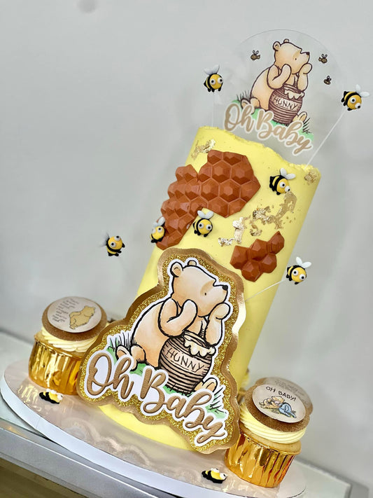 Tall 4-Layer Custom Cake