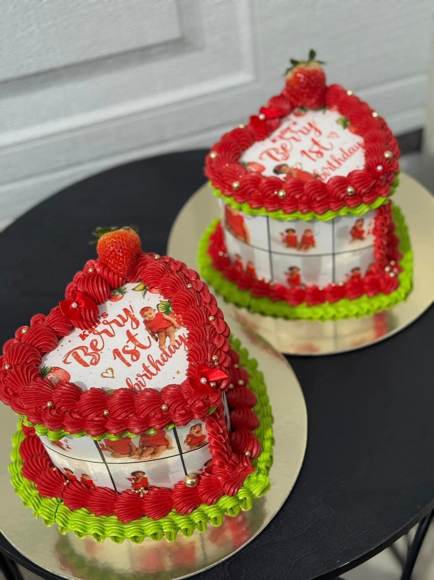 Heart Shape Custom 2-Layered Cake