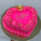 Heart-Shaped Custom Cake