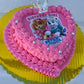 Heart-Shaped Custom Cake