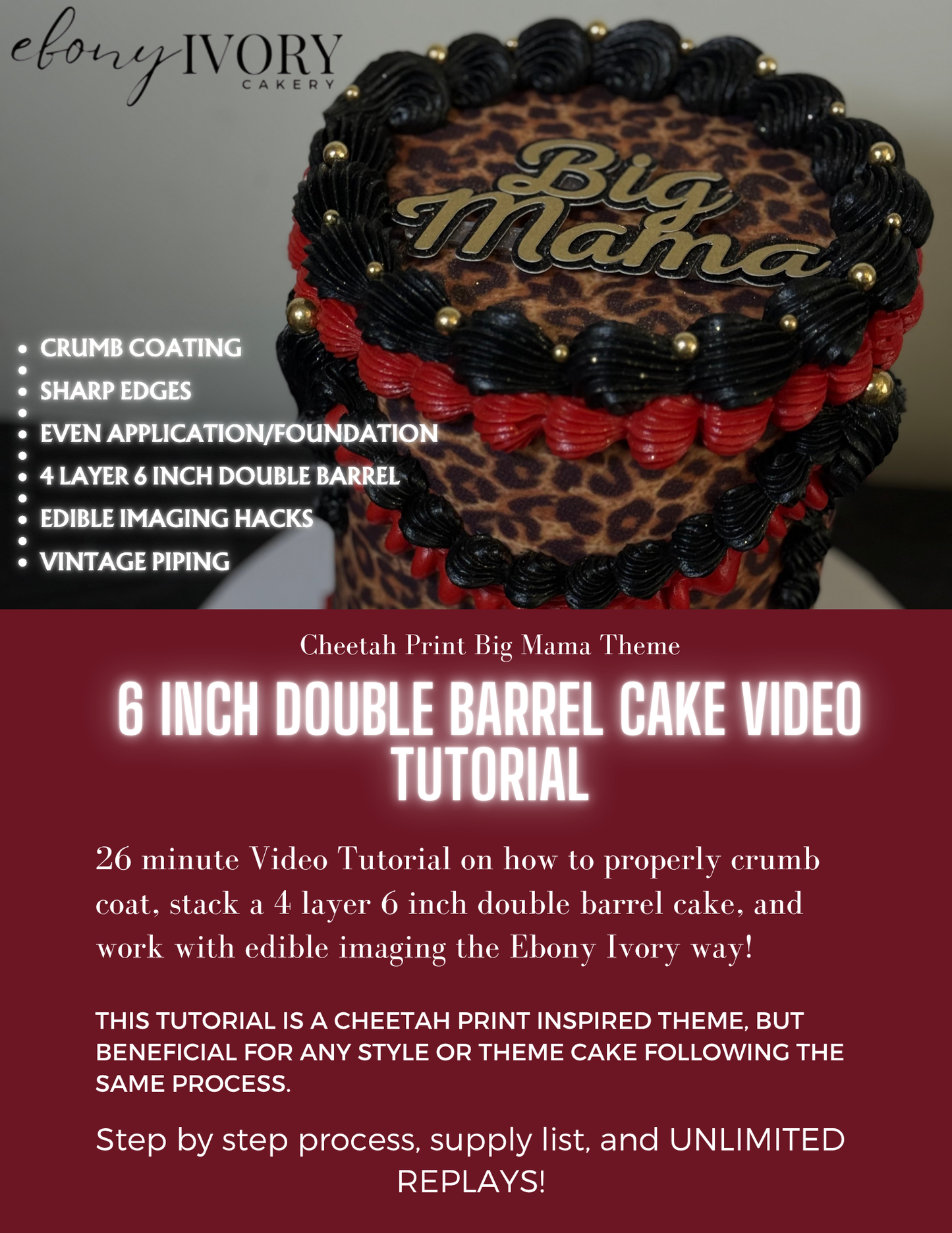 Video Tutorial on 6 inch 4 Layer Double Barrel