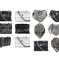 Kurt Geiger Black & White- Cupcake Template (Digital PNG file)
