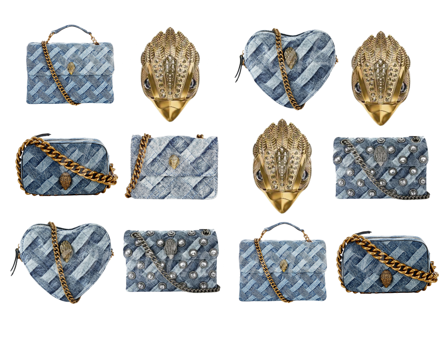 Denim and Gold Kurt Geiger Collection