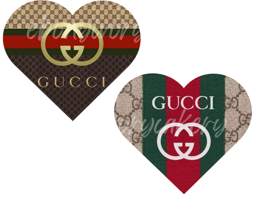 Gucci 6 inch Heart Template