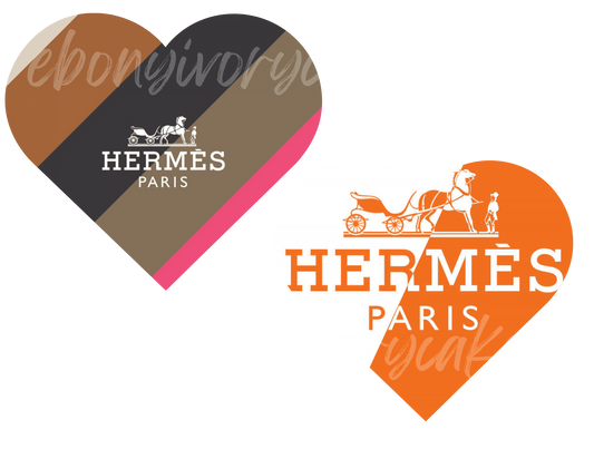 Hermes 6 inch Heart Templates
