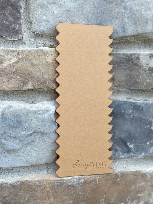 555 Acrylic Textured Cake Comb
