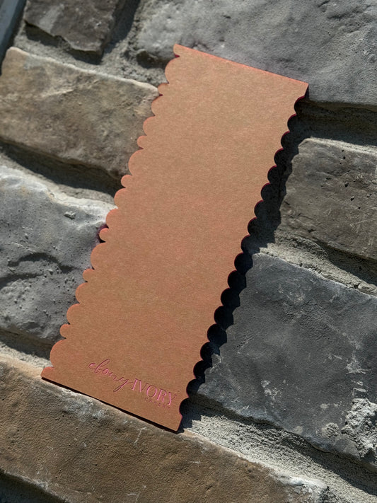 333 Scalloped Acrylic Textured Cake Comb