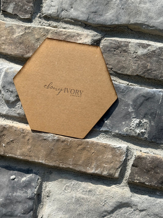Hexagon Acrylic Cake Template
