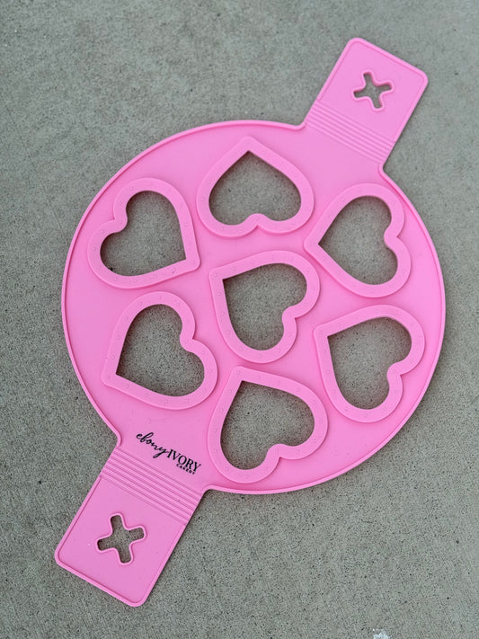Heart Cupcake Topper Silicone Mold