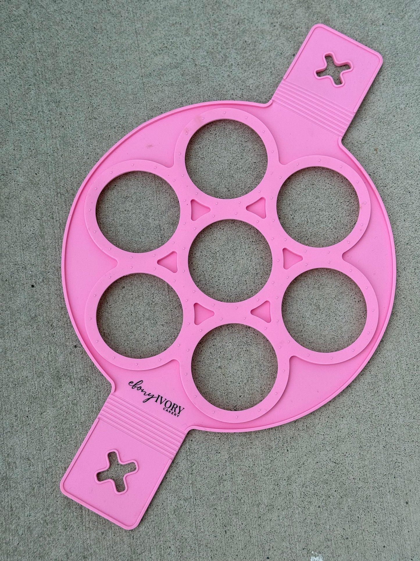Circle Cupcake Topper Silicone Mold