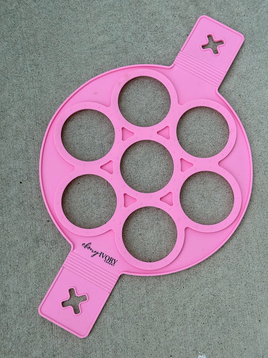 Circle Cupcake Topper Silicone Mold