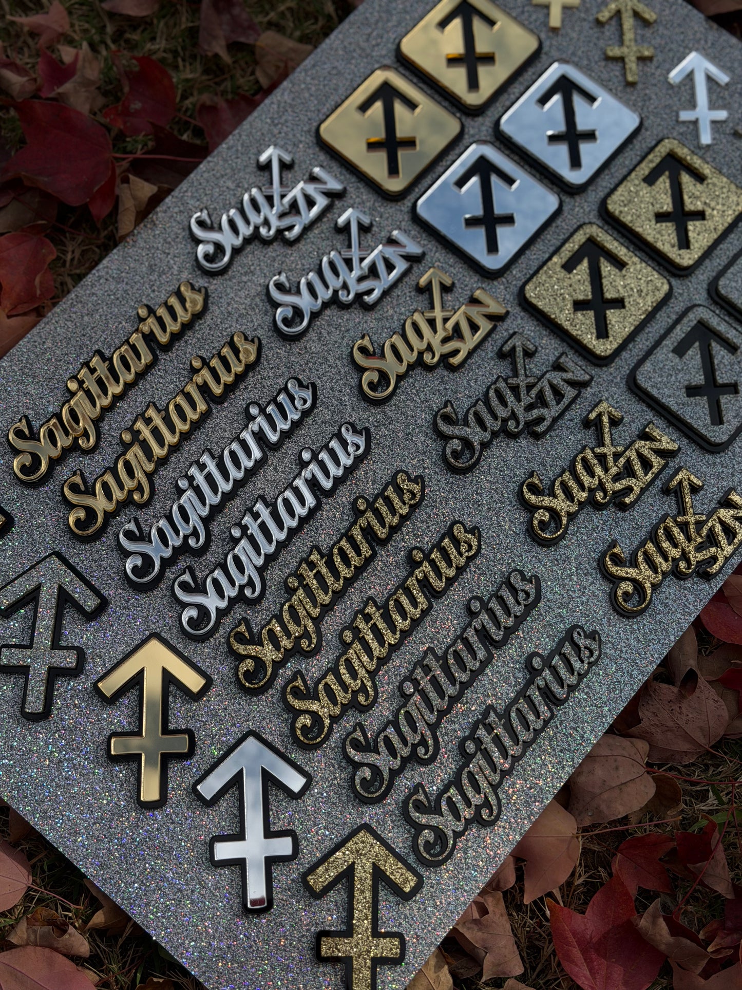 Sagittarius Acrylic Cupcake/Cake Charms