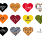 Original Multi Designer Heart Template