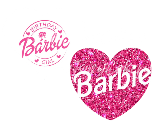 6 inch heart Barbie Template