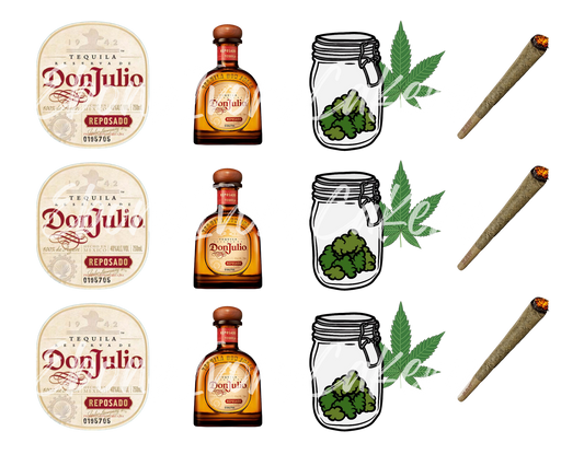 Don Julio/Weed Template Bundle