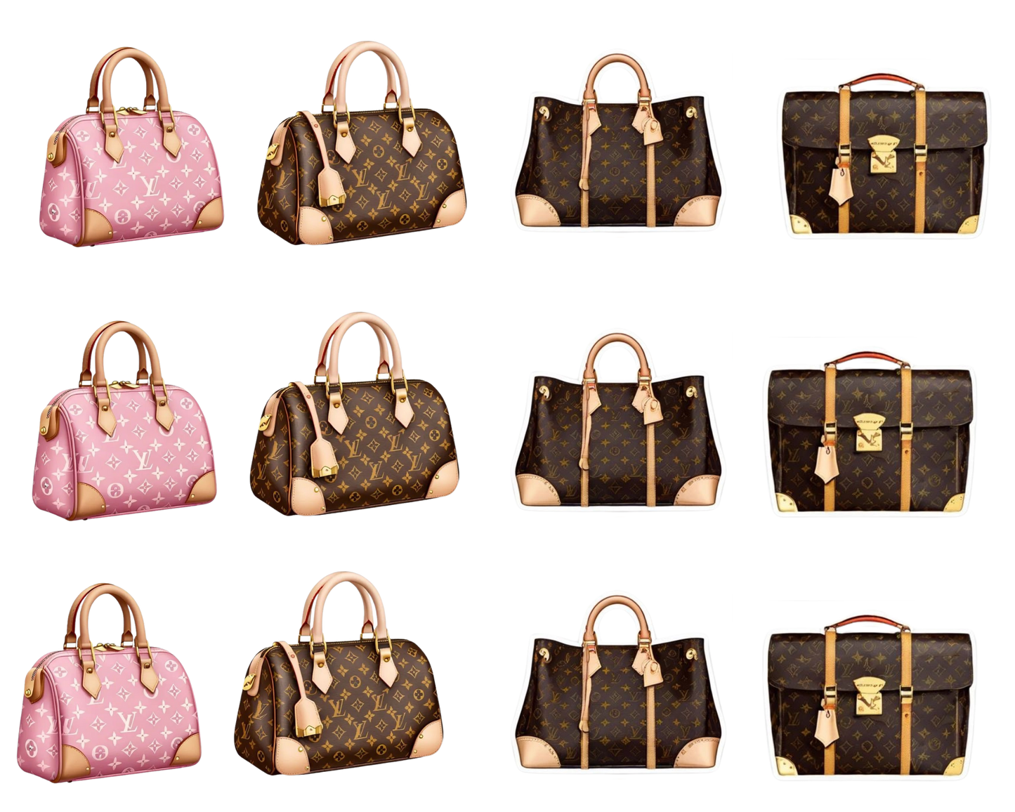 LV Handbags Template