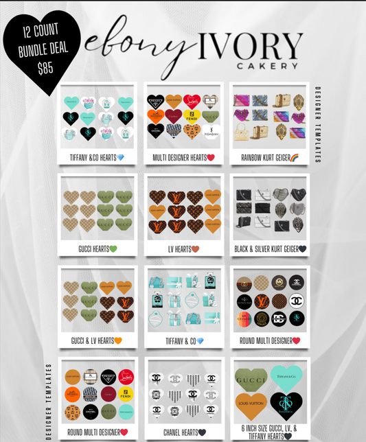 12 count Template Bundle