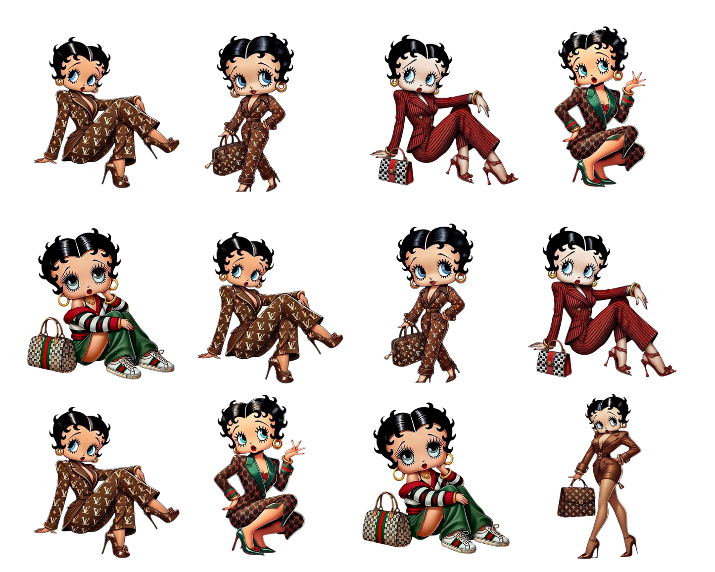 Designer Betty Boop Template
