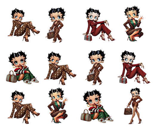 Designer Betty Boop Template