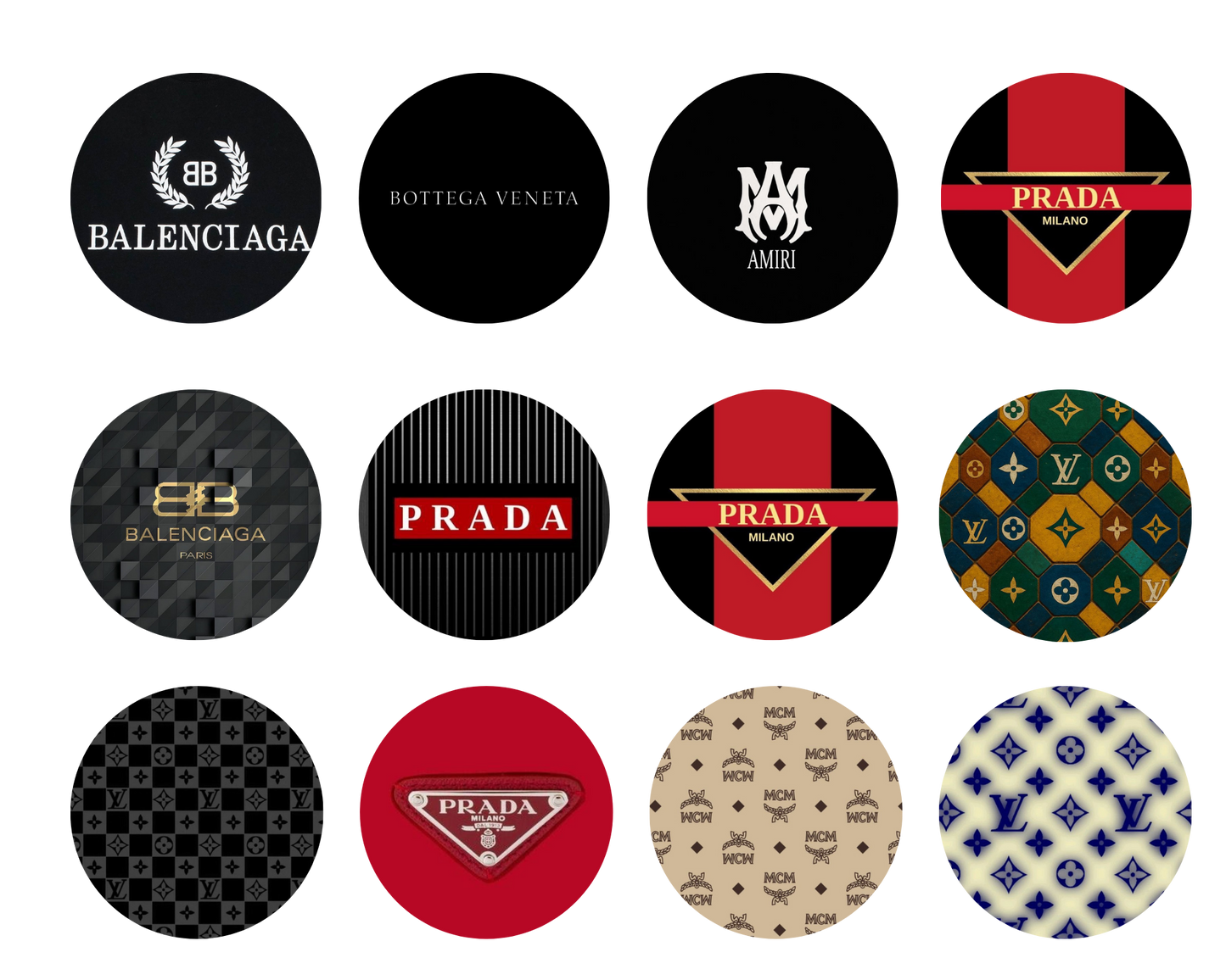 Men Round Designer Template