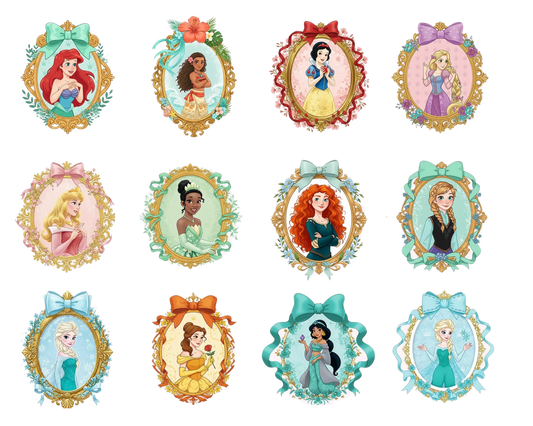 Disney Princess Frame Template