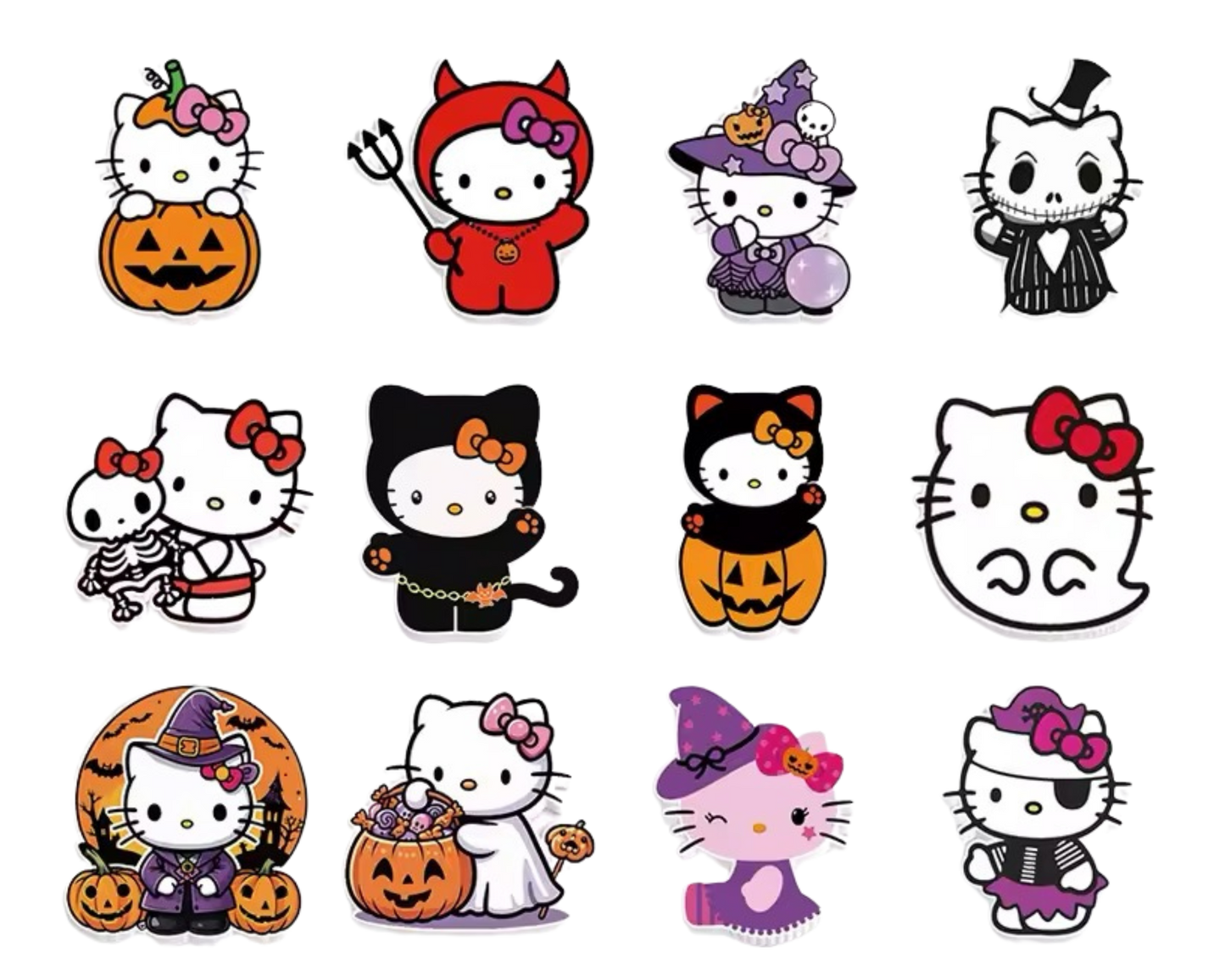 Spooky Hello Kitty Template Set