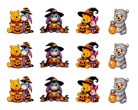 Spooky Winnie the Pooh Template